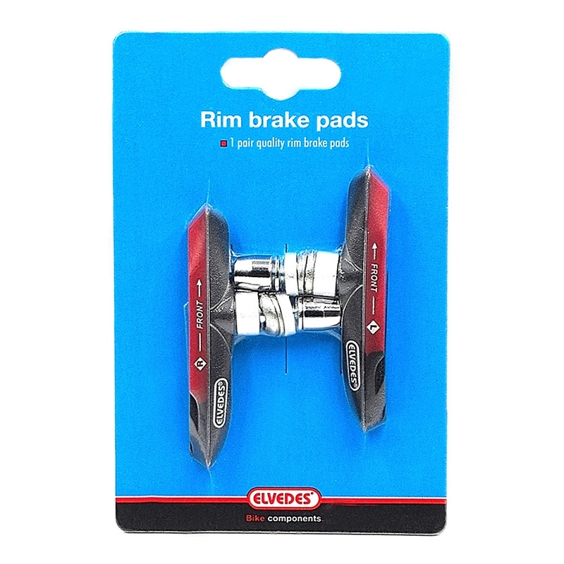 Elvedes 1 Paire Patins De Frein V-Type 72mm Pour Conditions Humides/Sèches 5 Elvedes 1 Paire Patins De Frein V-Type 72mm Pour Conditions Humides/Sèches – Image 3