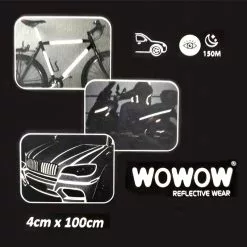 WOWOW Autocollant Réfléchissant 1M Pour Visibilité Sur Vélo 11 WOWOW Autocollant Réfléchissant 1M Pour Visibilité Sur Vélo -Ventes de pièces de vélo autocollant reflechissant 1m pour visibilite sur velo 3