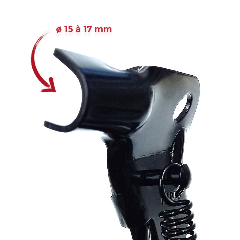 Béquille Latérale Vélo MIRAGE 12" Corps Acier Noir 5 Béquille Latérale Vélo MIRAGE 12" Corps Acier Noir – Image 3