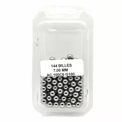 Funecobikes Boite De 144 Billes Acier - Diamètre 7,00 Mm