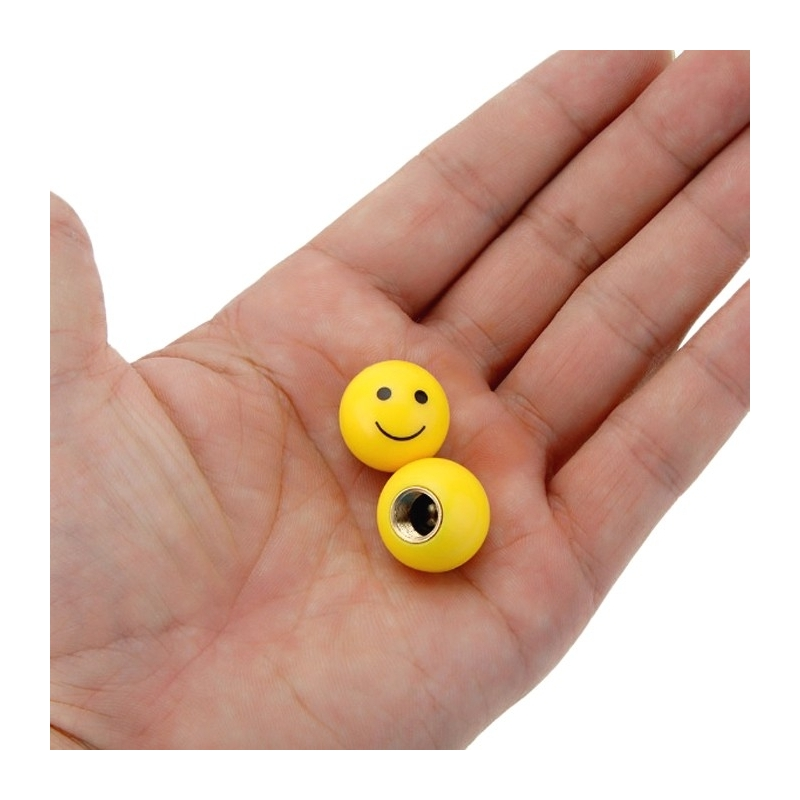 Funecobikes Bouchon De Valve Pour Vélo - Smiley 4 Funecobikes Bouchon De Valve Pour Vélo - Smiley – Image 2