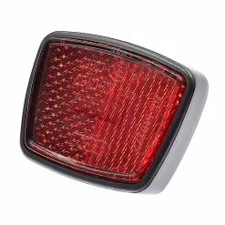 Maxxus Catadioptre Arrière Rouge Rectangle A Visser Pour Garde Boue Vélo