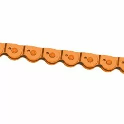 Point Chaine Demi-maillon Pour Vélo Mono Vitesse Orange