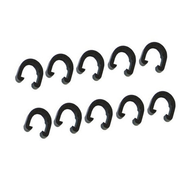 ATOO Clips De Fixation Pour Gaine Et Durite Vélo - Par 10 3 ATOO Clips De Fixation Pour Gaine Et Durite Vélo - Par 10