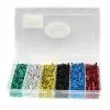 ATOO Coffret De 1200 Embouts Colorés Pour Cable De Frein Vélo -Ventes de pièces de vélo coffret de 1200 embouts colores pour cable de frein velo