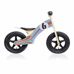 Draisienne En Bois 12 Pouces Orange Et Bleue Wood Air Rebel Kidz