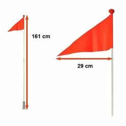 Funecobikes Drapeau De Sécurité Pour Vélo Et Remorque 11 Funecobikes Drapeau De Sécurité Pour Vélo Et Remorque -Ventes de pièces de vélo drapeau de securite pour velo et remorque 4