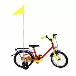 Ventes de pièces de vélo -Ventes de pièces de vélo drapeau velo jaune fluo 1