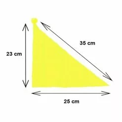 Messingschlager Drapeau Vélo Jaune Fluo -Ventes de pièces de vélo drapeau velo jaune fluo 3