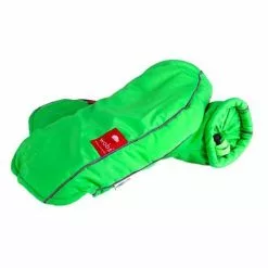 Fluo Green, Wobs, Manchons Contre Le Froid Verts Sur Guidon De Vélo