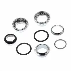 ATOO Jeu Direction Vélo 1"1/8 - 25,4 Int / 28,6 Ext. Argent