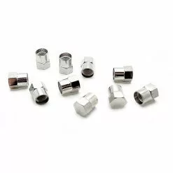 Schwalbe Lot De 10 Bouchons De Valve Schrader Chromés -Ventes de pièces de vélo lot de 10 bouchons de valve schrader chromes 2