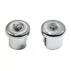 Funecobikes Paire Embout De Guidon Chromé à Visser -Ventes de pièces de vélo paire embout de guidon chrome a visser