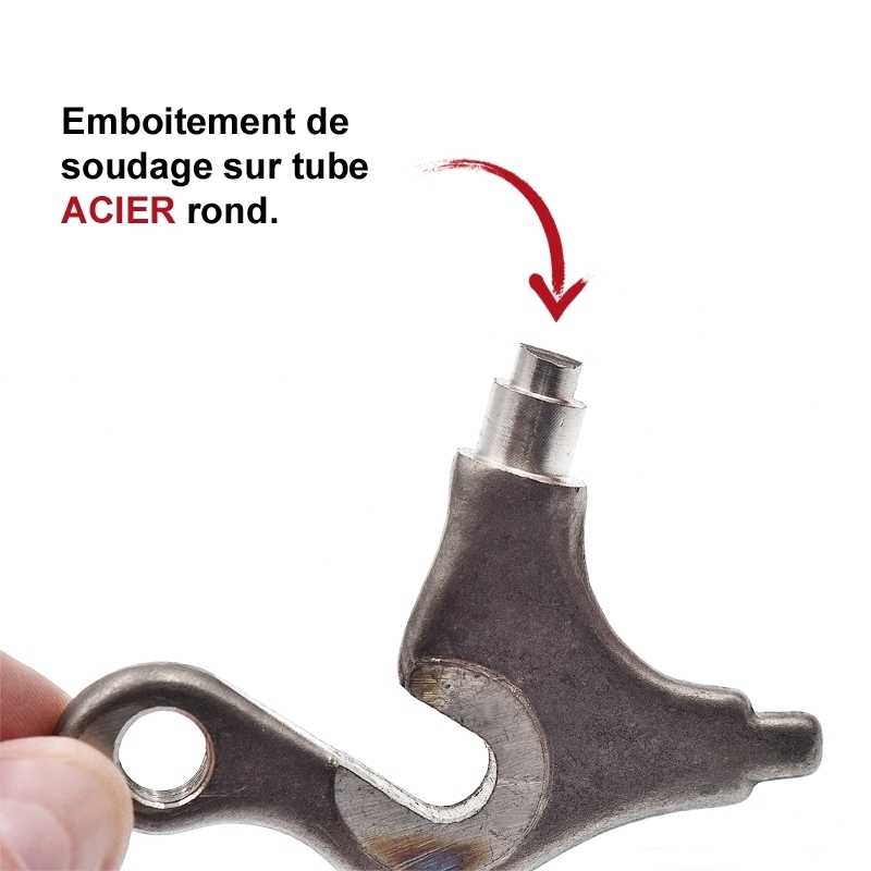 Funecobikes Paire Pattes Arrière Forgées Sans œillet Pour Soudage Sur Cadre Vélo 4 Funecobikes Paire Pattes Arrière Forgées Sans œillet Pour Soudage Sur Cadre Vélo – Image 2