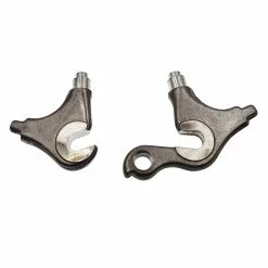 Funecobikes Paire Pattes Arrière Inox à 1 Emmanchement Mâle Pour Fabrication Vélo