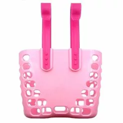 Vélo Original Panier Rose Pour Vélo De Petite Fille Avec Fixation Collier -Ventes de pièces de vélo panier rose pour velo de petite fille avec fixation collier 1
