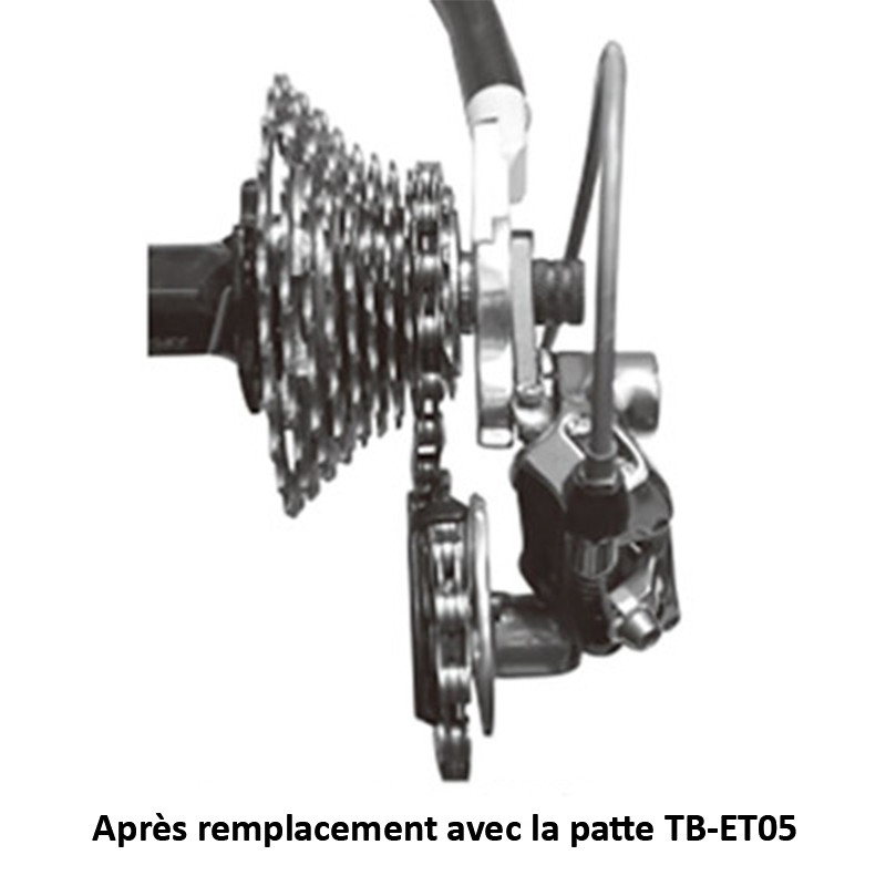 Patte De Dérailleur Alu Super B Adaptable 5 Patte De Dérailleur Alu Super B Adaptable – Image 3