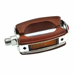 Pédales Vélo Vintage En Résine Marron City Marwi -Ventes de pièces de vélo pedales velo vintage en resine marron city marwi 2