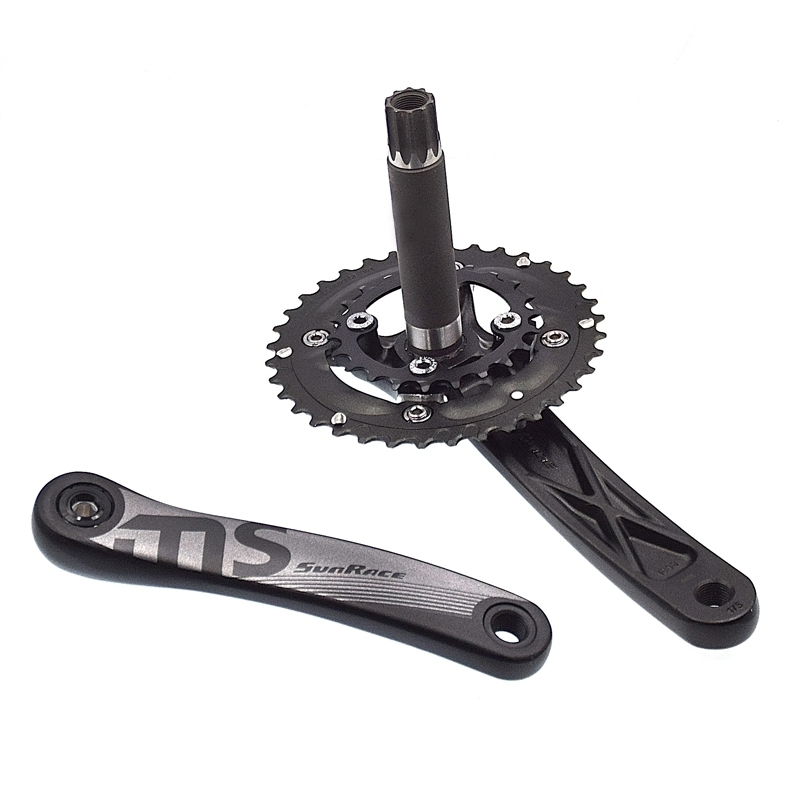 SUNRACE Pédalier 10 Vitesses 36/22 Dents, Manivelles 175 Mm Avec Boitier 3 SUNRACE Pédalier 10 Vitesses 36/22 Dents, Manivelles 175 Mm Avec Boitier