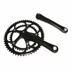 Funecobikes Pédalier 9 à 10 Vitesses Double Plateaux 39-53 Dents