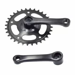 Messingschlager Pédalier Mono Plateau Pour Vélo Enfant De 12 à 18 Pouces