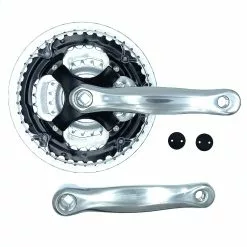 Pédalier Trois Plateaux 7/8 Vitesses 42/34/24 Dents SunRace