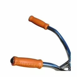 Funecobikes Poignées De Guidon De Vélo En Cuir Marron -Ventes de pièces de vélo poignees de guidon de velo en cuir marron 1