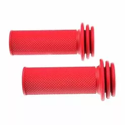 Funecobikes Poignées Rouge Anti-pincement Pour Vélo Enfant