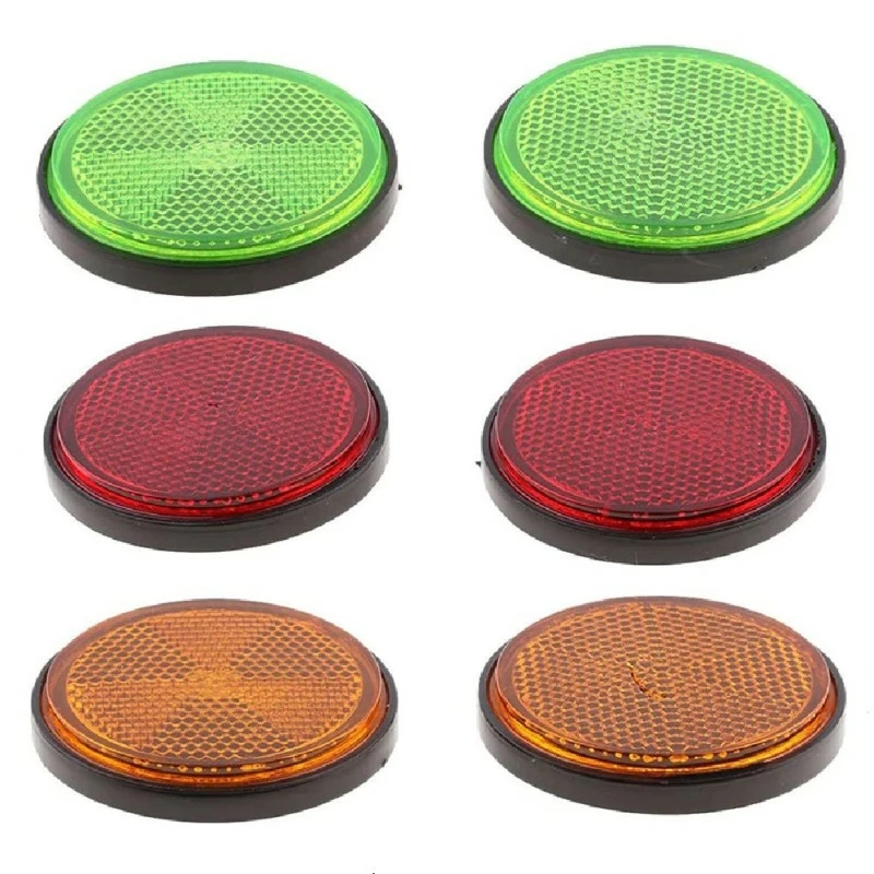 Vélo Original Reflecteur Catadioptre Rond à Visser Pour Vélo 7 Vélo Original Reflecteur Catadioptre Rond à Visser Pour Vélo – Image 5