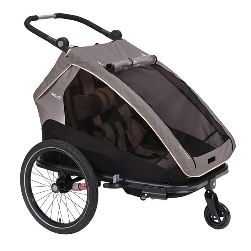 XLC Remorque Enfant Duo S 20 Gris/beige/anthracite 3 XLC Remorque Enfant Duo S 20 Gris/beige/anthracite