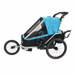 Ax.Bike Remorque Vélo 3-IN-1 Pour 1 Ou 2 Enfants