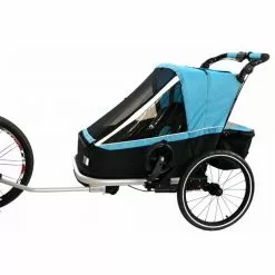 Ax.Bike Remorque Vélo 3-IN-1 Pour 1 Ou 2 Enfants -Ventes de pièces de vélo remorque velo 3 in 1 pour 1 ou 2 enfants 5