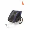 POLISPORT Remorque Vélo Enfant 2 Places Pliable Avec Suspension Et Amortisseurs -Ventes de pièces de vélo remorque velo enfant 2 places pliable avec suspension et amortisseurs