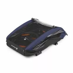 POLISPORT Remorque Vélo Enfant 2 Places Pliable Avec Suspension Et Amortisseurs -Ventes de pièces de vélo remorque velo enfant 2 places pliable avec suspension et amortisseurs 1 3