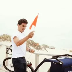 POLISPORT Remorque Vélo Enfant 2 Places Pliable Avec Suspension Et Amortisseurs -Ventes de pièces de vélo remorque velo enfant 2 places pliable avec suspension et amortisseurs 1 4