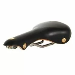 Funecobikes Selle En Cuir Gilles Berthoud Soulor - Noir