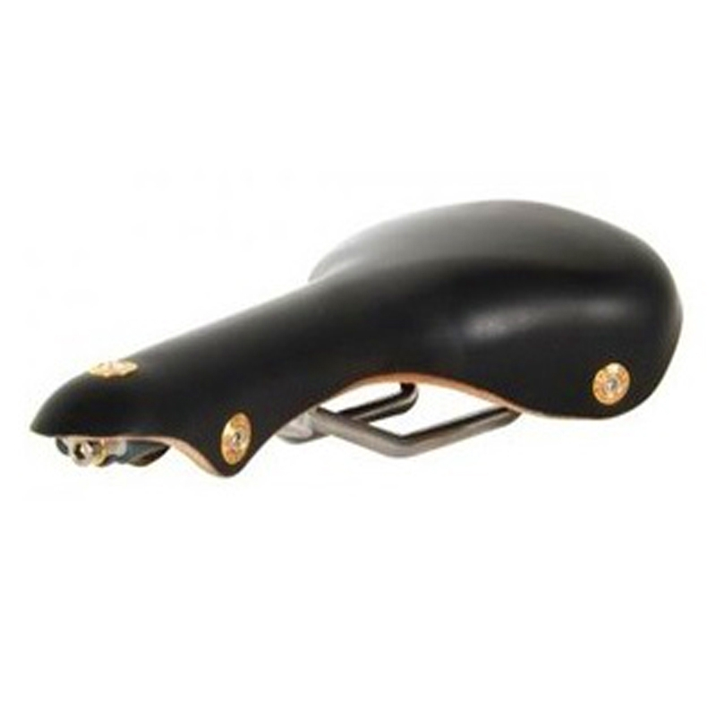 Funecobikes Selle En Cuir Gilles Berthoud Soulor - Noir 3 Funecobikes Selle En Cuir Gilles Berthoud Soulor - Noir