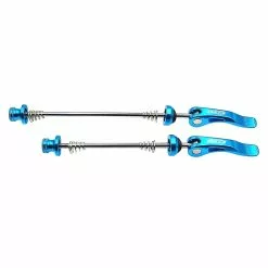 Funecobikes Set Blocages Rapides Roues Alu Anodisé Bleu -Ventes de pièces de vélo set blocages rapides roues alu anodise bleu 2